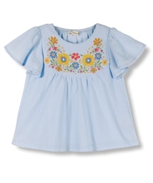 BRANSHES | 【TioTio加工】フラワー刺繍Tシャツ(Tシャツ/カットソー)