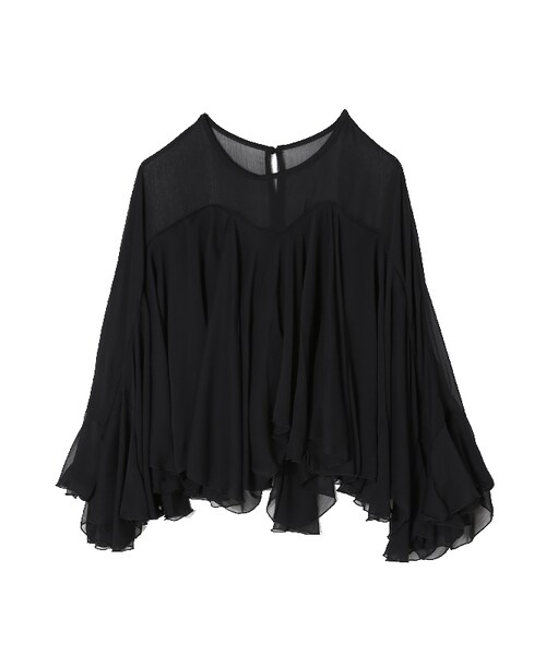 frunco（フランコ）の「スーパーフレア（シャツ/ブラウス・レディース・ピンク/ホワイト/ブラック・F）」の3枚目の写真