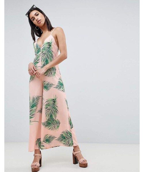asos tropical jumpsuit