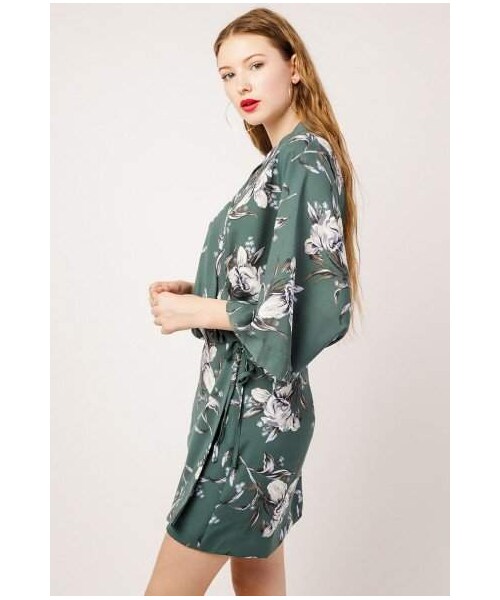 Azalea（アゼリア）の「SS Floral Wrap Kimono Dress（ワンピース）」 WEAR