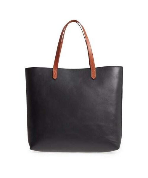 madewell（メイドウェル）の「Madewell Zip Top Transport Leather Tote（トートバッグ・レディース・Beige/Black/Brown・One Size）」の2枚目の写真