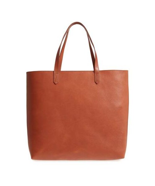madewell（メイドウェル）の「Madewell Zip Top Transport Leather Tote（トートバッグ・レディース・Beige/Black/Brown・One Size）」の3枚目の写真