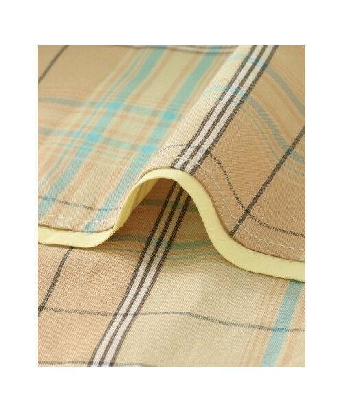 KBF（ケイビーエフ）の「KBF+ チェックボリュームフレアスカート（スカート・レディース・GREEN/YELLOW/BEIGE・one）」の22枚目の写真