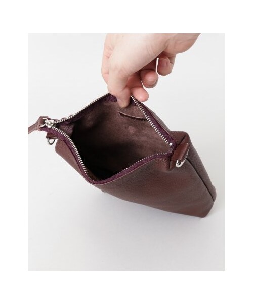 URBAN RESEARCH(アーバンリサーチ)の「Hawk レザーサコッシュ(バッグ・メンズ・NAVY/CHOCO/BLACK・-)」の8枚目の写真