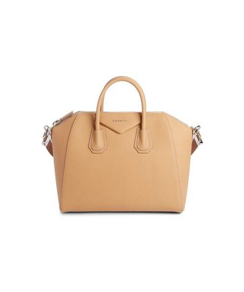 GIVENCHY(ジバンシイ)の「Givenchy 'Medium Antigona' Sugar Leather Satchel(ショルダーバッグ・レディース・Beige/Brown/Gray・One Size)」の1枚目の写真