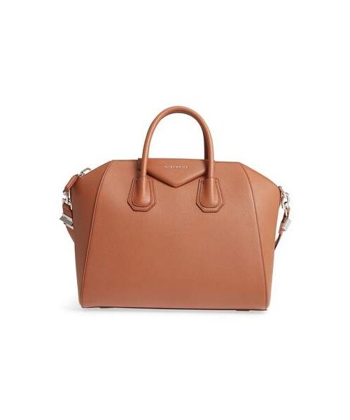 GIVENCHY(ジバンシイ)の「Givenchy 'Medium Antigona' Sugar Leather Satchel(ショルダーバッグ・レディース・Beige/Brown/Gray・One Size)」の3枚目の写真