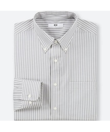 UNIQLO | ファインクロスストライプシャツ（ボタンダウン・長袖）(シャツ/ブラウス)