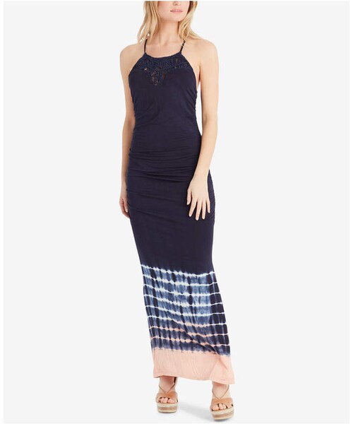 Jessica Simpson Sahira Abito Lungo Maxi Con Spalline Regolabili E Spacco Anteriore - Vestito Estivo Donna, Taglie Standard