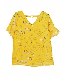 STYLEBLOCK | 花柄フレアスリーブブラウス(シャツ/ブラウス)