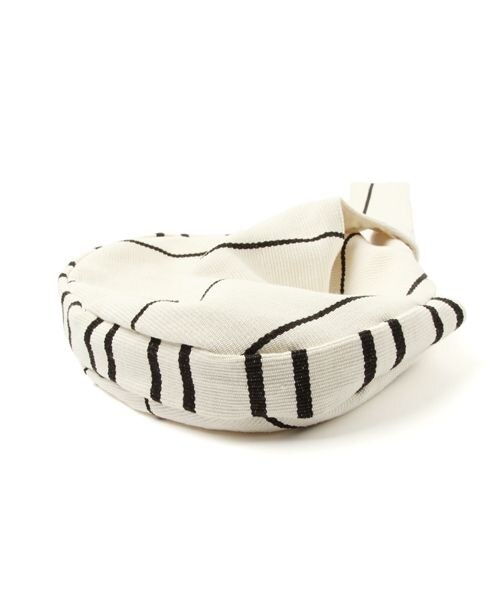 laboratory work（ラボラトリーワーク）の「ストライプワンハンドルバック（バッグ・ブラック）」の4枚目の写真