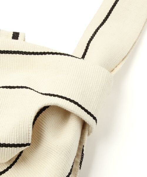 laboratory work（ラボラトリーワーク）の「ストライプワンハンドルバック（バッグ・ブラック）」の5枚目の写真