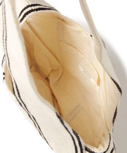 laboratory work（ラボラトリーワーク）の「ストライプワンハンドルバック（バッグ・ブラック）」の6枚目の写真