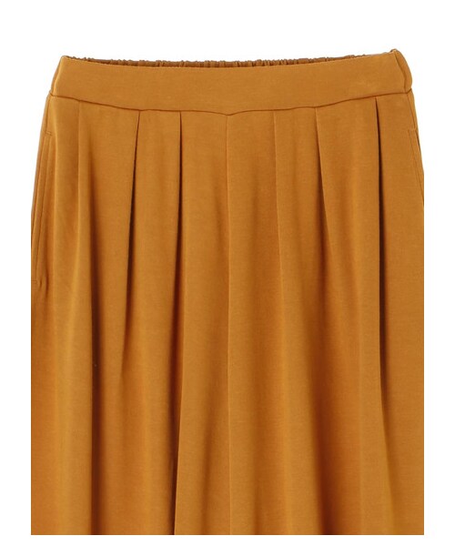 E hyphen world gallery（イーハイフンワールドギャラリー）の「・ライトポンチガウチョパンツ（パンツ・ブラック/キャメル/カーキ・F）」の4枚目の写真