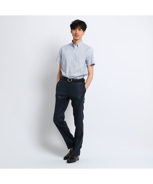 TAKEO KIKUCHI（タケオキクチ）の「オックスストライプ半袖シャツ