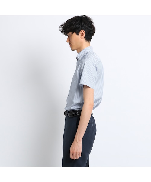 TAKEO KIKUCHI（タケオキクチ）の「オックスストライプ半袖シャツ