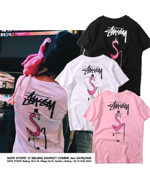 ステューシー Tシャツ 半袖 Stussy Football T-Shirt Pink ステューシー Tシャツ 半袖 Stussy Football T-Shirt Pink