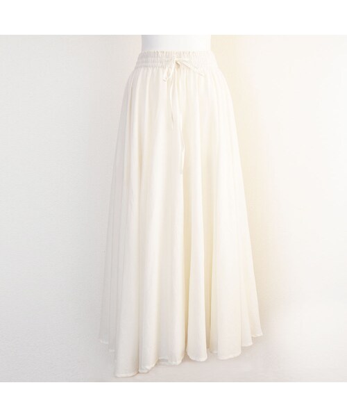 no brand(ノーブランド)の「【SALE】コットンカラーギャザーアシメSK(スカート・レディース・その他)」の5枚目の写真