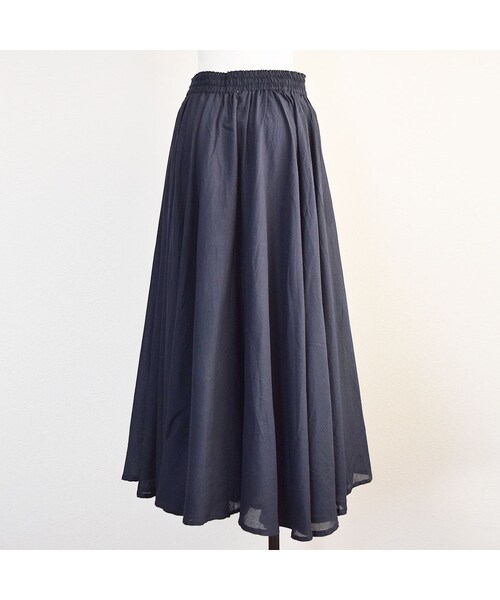 no brand(ノーブランド)の「【SALE】コットンカラーギャザーアシメSK(スカート・レディース・その他)」の8枚目の写真