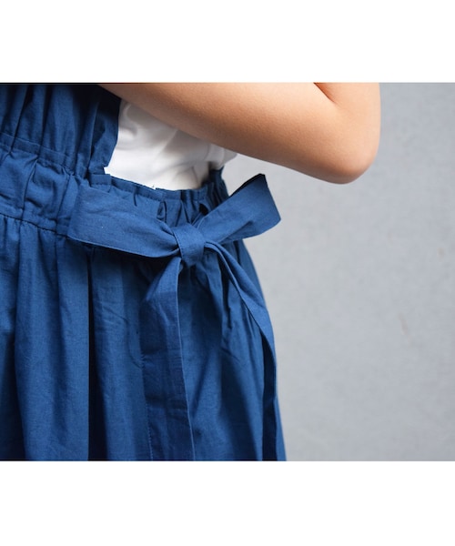 no brand（ノーブランド）の「【 MORE SALE 】VネックコットンギャザーOP（ワンピース・レディース・その他）」の15枚目の写真