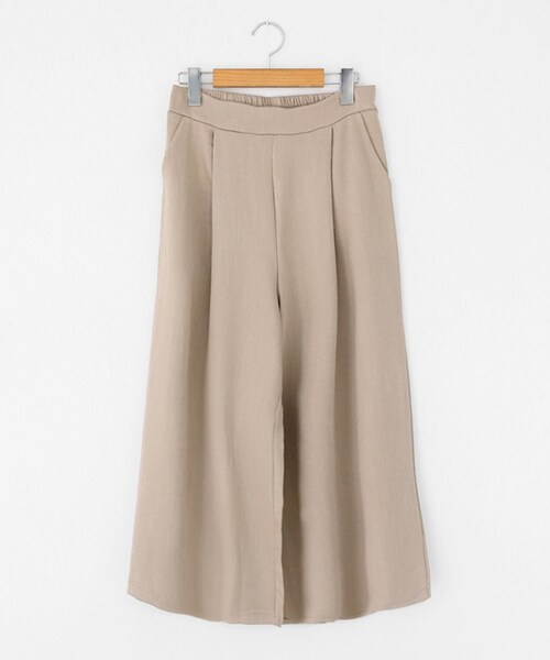 DHOLIC(ディーホリック)の「バックゴムワンタックワイドパンツ(その他パンツ・レディース・ブラック/ホワイト/ベージュ・FREE)」の3枚目の写真