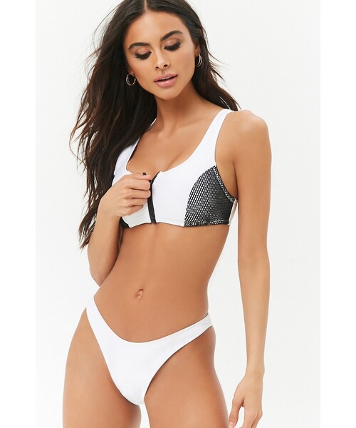 Forever 21 フォーエバー トゥエンティーワン の フィッシュネットトリムビキニトップ その他 Wear