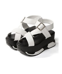 GRL | 厚底クロスベルトベルトスポーツサンダル(サンダル)