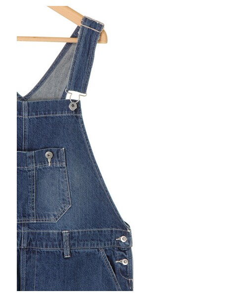 Samansa Mos2(サマンサ モスモス)の「オーバーオール(オールインワン・サロペット・アイボリー/ブルー/ネイビー・F)」の4枚目の写真