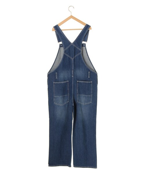 Samansa Mos2(サマンサ モスモス)の「オーバーオール(オールインワン・サロペット・アイボリー/ブルー/ネイビー・F)」の2枚目の写真