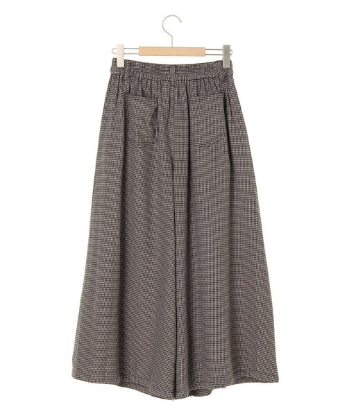 Samansa Mos2(サマンサ モスモス)の「綿麻スカーチョ(パンツ・チャコールグレー/ブラック/ベージュ/モカ/キャメル・F)」の2枚目の写真