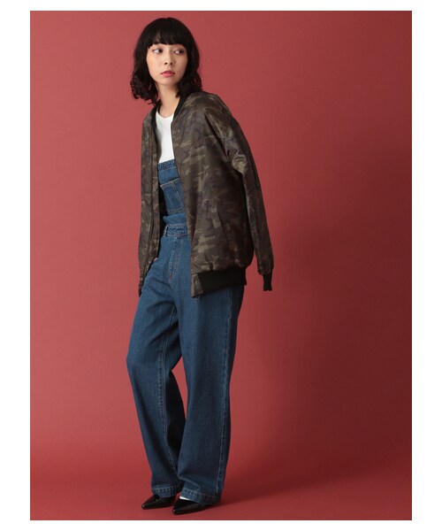 ehka sopo（エヘカソポ）の「コーデュロイ・デニムサロペット（オールインワン・サロペット・キャメル/カーキ/ネイビー・M）」の3枚目の写真