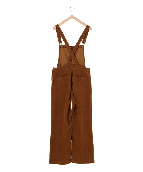 ehka sopo（エヘカソポ）の「コーデュロイ・デニムサロペット（オールインワン・サロペット・キャメル/カーキ/ネイビー・M）」の4枚目の写真