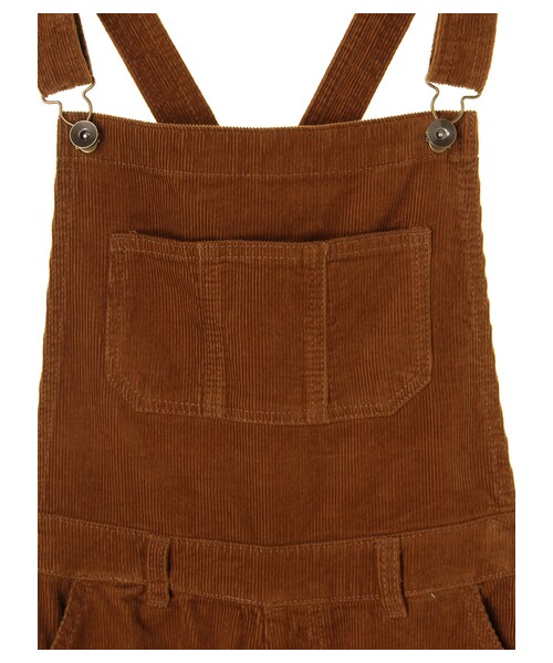 ehka sopo（エヘカソポ）の「コーデュロイ・デニムサロペット（オールインワン・サロペット・キャメル/カーキ/ネイビー・M）」の7枚目の写真