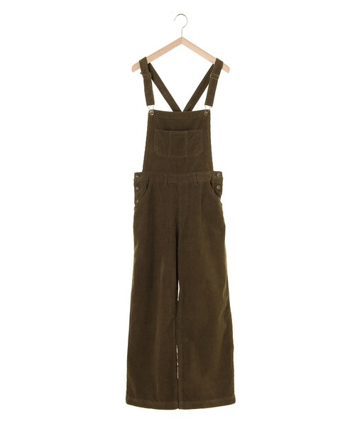 ehka sopo（エヘカソポ）の「コーデュロイ・デニムサロペット（オールインワン・サロペット・キャメル/カーキ/ネイビー・M）」の13枚目の写真