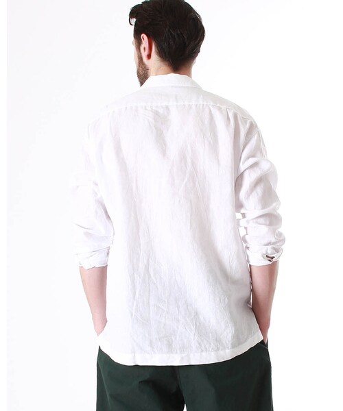 45R リネン908 サファリSHIRT 45rpm 45R（フォーティファイブアール）の「リネン908サファリSHIRT（）」 - WEAR