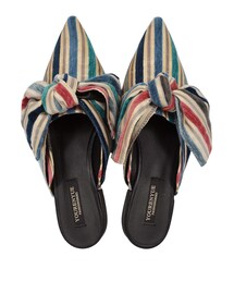 STYLEBLOCK | ストライプ柄リボンサンダル(サンダル)