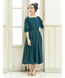 earth music&ecology | ・袖コンワンピース(ワンピース/ドレス)