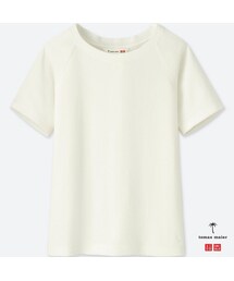 UNIQLO | エアリズムパイルカラーブロックT（半袖）(Tシャツ/カットソー)