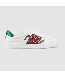 GUCCI | 〔エース〕エンブロイダリー付き スニーカー(スニーカー)