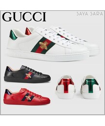 GUCCI | GUCCI エース エンブロイダリー付きスニーカー(スニーカー)