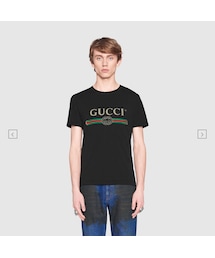 GUCCI（グッチ）の「【GUCCI】ロゴ ウォッシュドTシャツ（その他