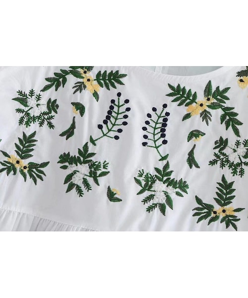 サラ ランツィ SARA LANZI 23SS 花柄 プリント ノースリーブ シャツ XS 白 ホワイト レディース other - SARA LANZI 23SS 花柄 プリント ノースリーブ シャツ XS