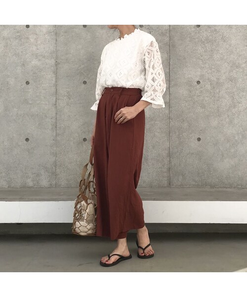 copine（コピン）の「キャンディースリーブ総レースブラウス（2color）【クリックポスト対象商品】（シャツ/ブラウス・レディース・その他）」の4枚目の写真