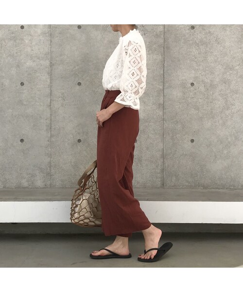 copine（コピン）の「キャンディースリーブ総レースブラウス（2color）【クリックポスト対象商品】（シャツ/ブラウス・レディース・その他）」の6枚目の写真