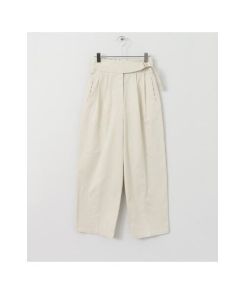 KBF（ケイビーエフ）の「KBF+ ウエストサイドベルトデザインパンツ（パンツ・レディース・IVORY/PINK BEIGE/L.ORANGE・one）」の14枚目の写真