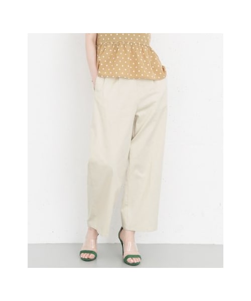 KBF（ケイビーエフ）の「KBF+ ウエストサイドベルトデザインパンツ（パンツ・レディース・IVORY/PINK BEIGE/L.ORANGE・one）」の5枚目の写真