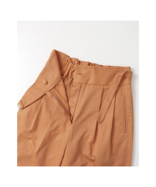 KBF（ケイビーエフ）の「KBF+ ウエストサイドベルトデザインパンツ（パンツ・レディース・IVORY/PINK BEIGE/L.ORANGE・one）」の17枚目の写真
