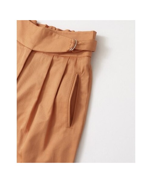 KBF（ケイビーエフ）の「KBF+ ウエストサイドベルトデザインパンツ（パンツ・レディース・IVORY/PINK BEIGE/L.ORANGE・one）」の18枚目の写真