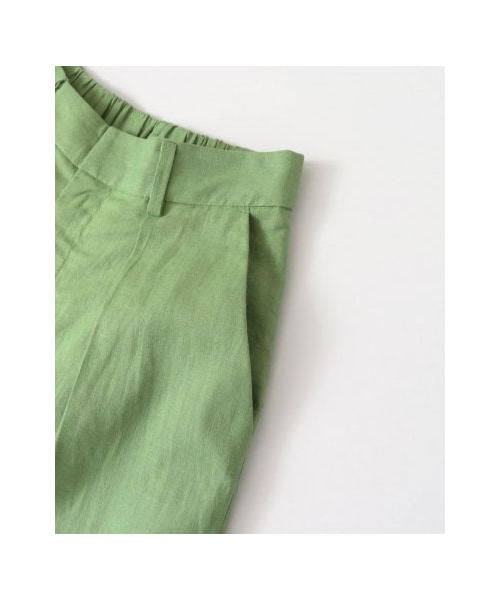 KBF(ケイビーエフ)の「KBF+ リネンクロップドパンツ(パンツ・レディース・LIME/BEIGE/GREEN・one)」の18枚目の写真