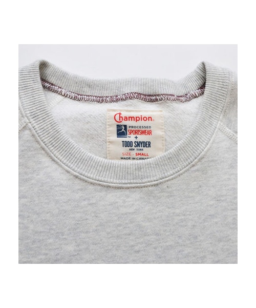 Champion(チャンピオン)の「TODD SNYDER×CHAMPION ビンテージ半袖スウェット ライトグレー(Tシャツ/カットソー・メンズ・その他)」の3枚目の写真
