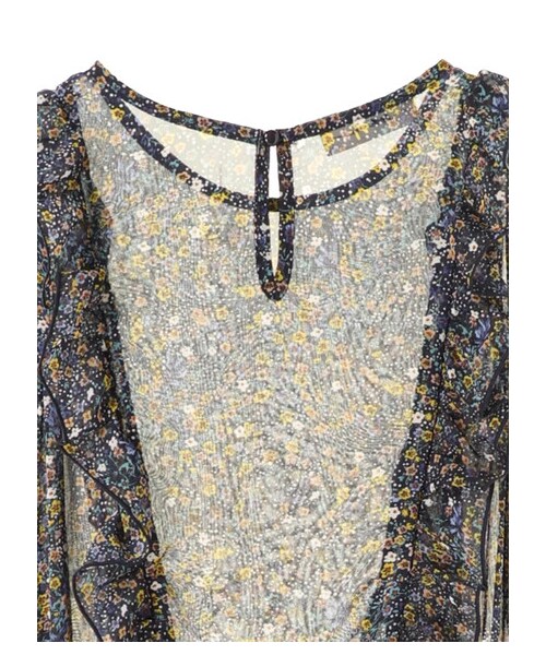 Green　Parks（グリーンパークス）の「WEARS フリルノースリロングワンピース（ワンピース/ドレス・ブラック/ネイビー・F）」の7枚目の写真